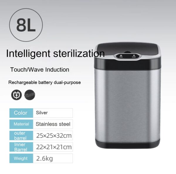 Intelligent sensor garbage can