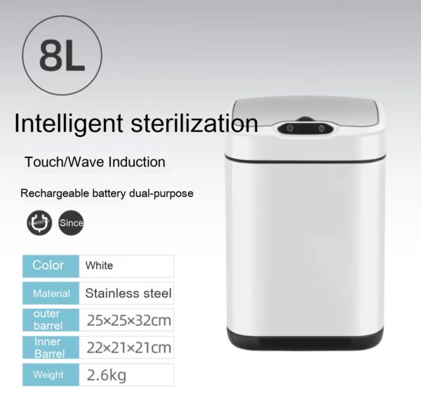 Intelligent sensor garbage can