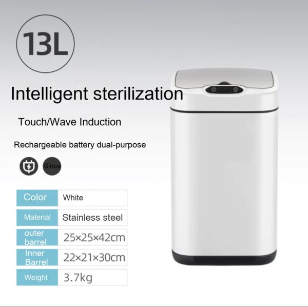 Intelligent sensor garbage can